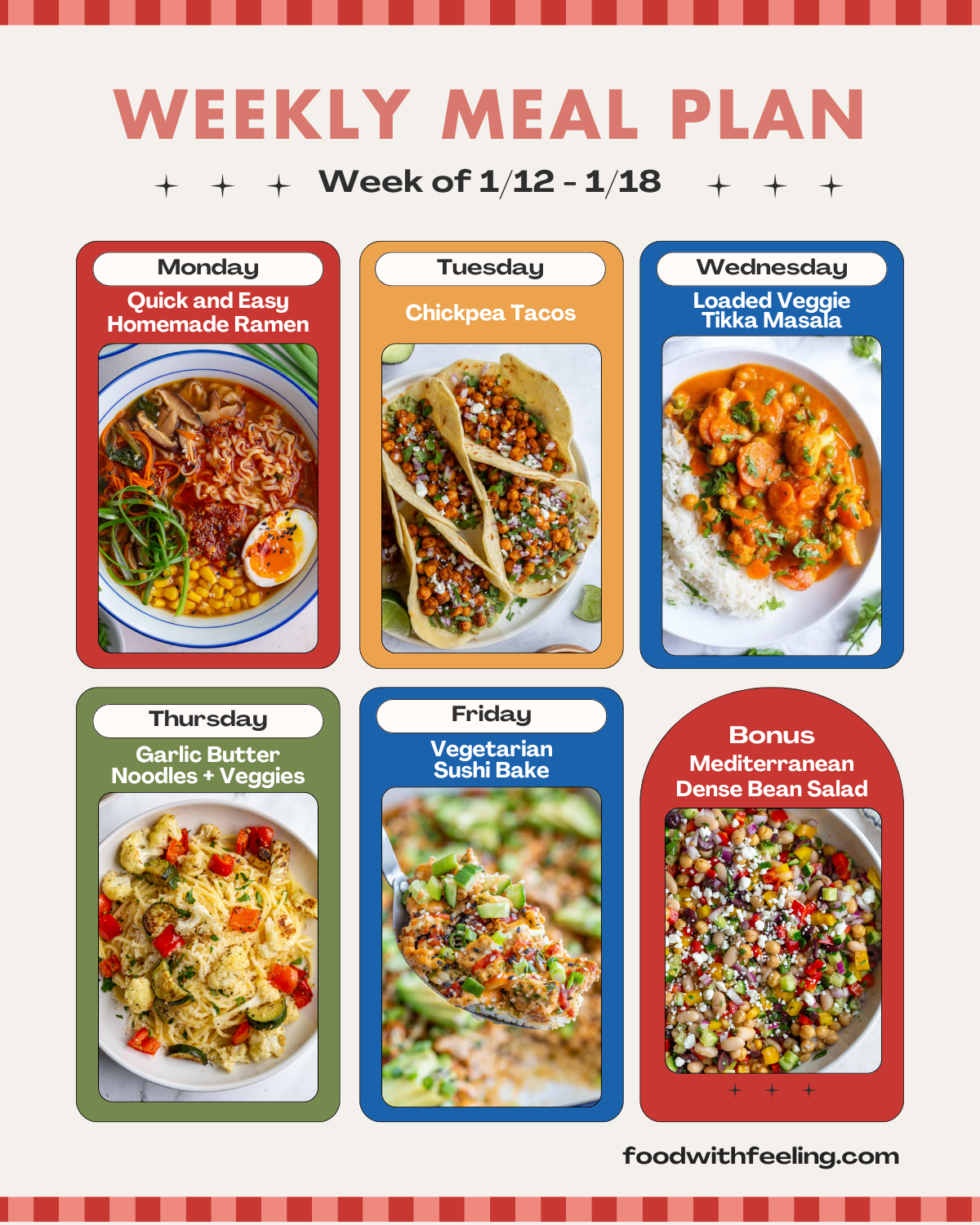 Meal Plan #30 - Food with Feeling