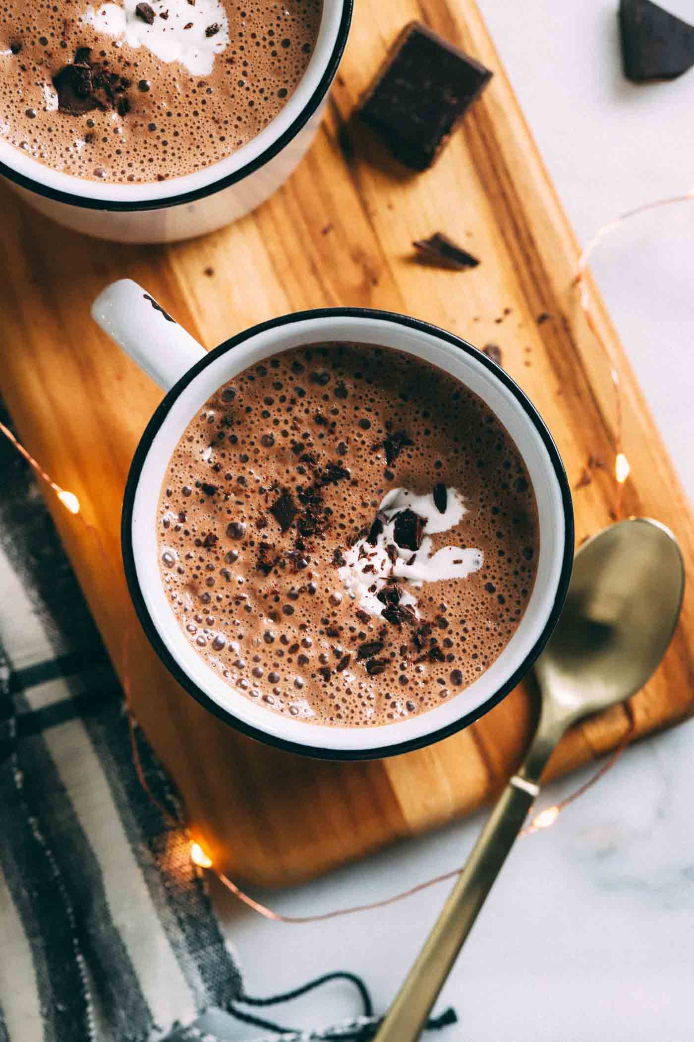 The Best Vegan Hot Chocolate - Making Thyme for Health