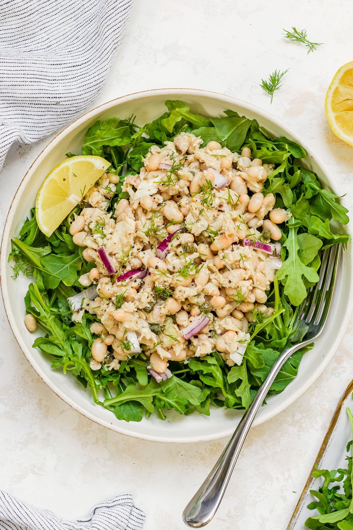 This Tuna White Bean Salad Packs Serious Protein + Fiber