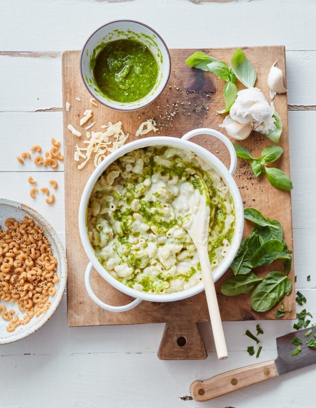 Pesto Havarti Mac and Cheese - Two Peas & Their Pod Pesto Havarti Mac and Cheese - Two Peas & Their Pod
