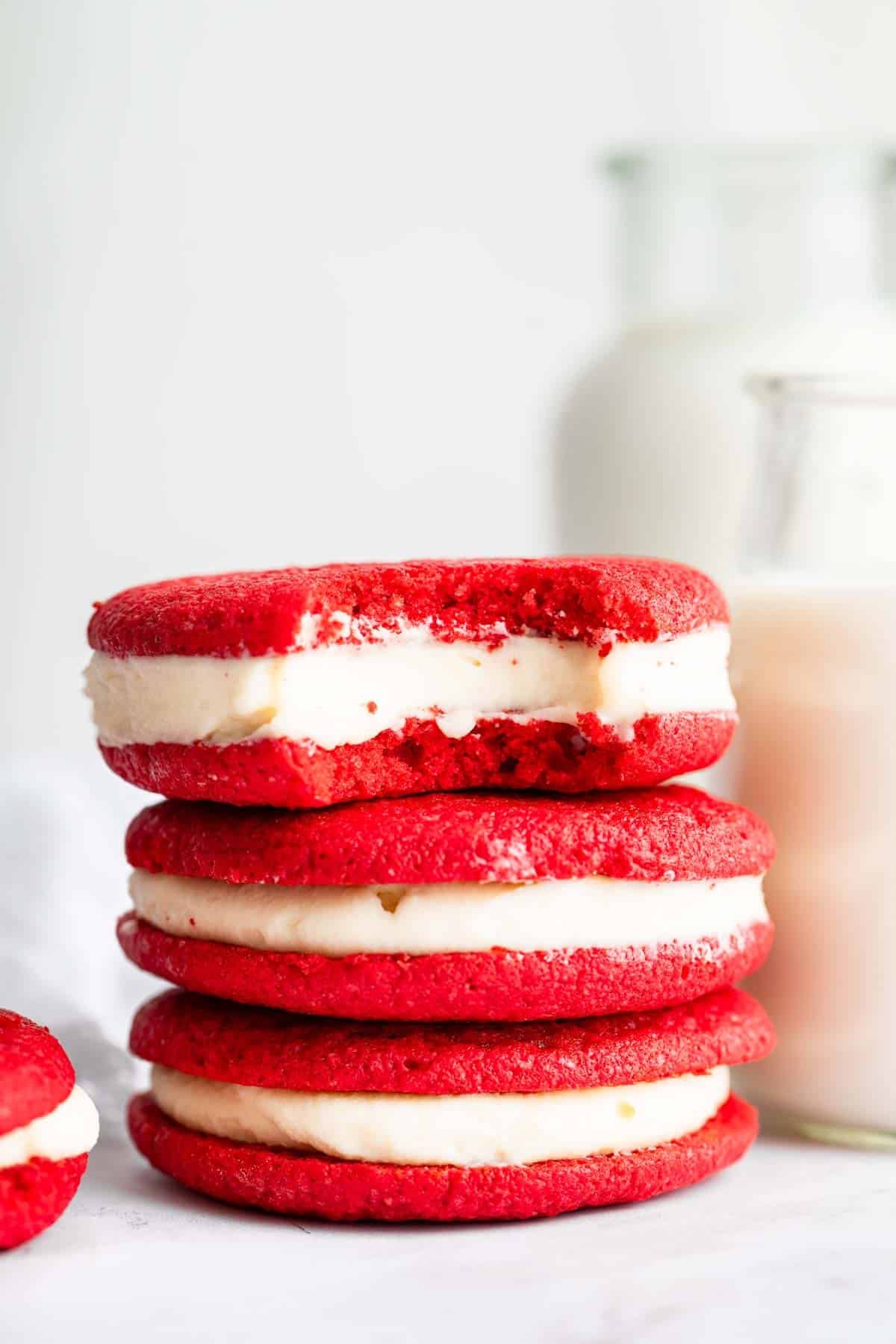 Red Velvet Whoopie Pies