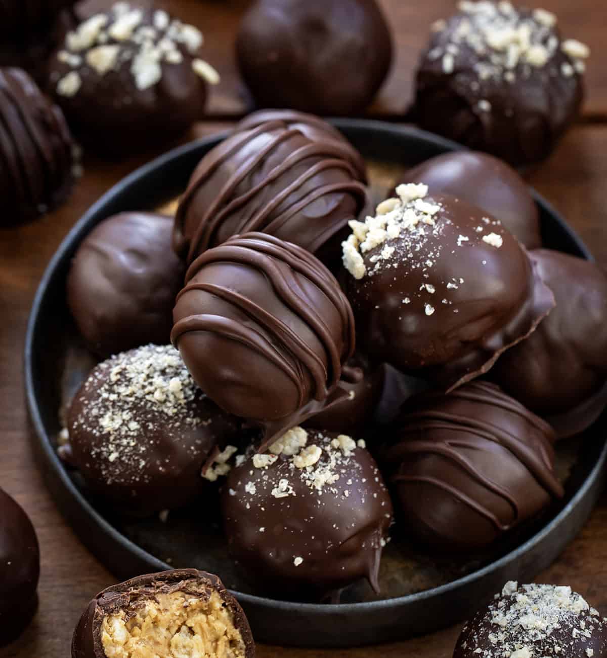 Peanut Butter Balls with Rice Krispies