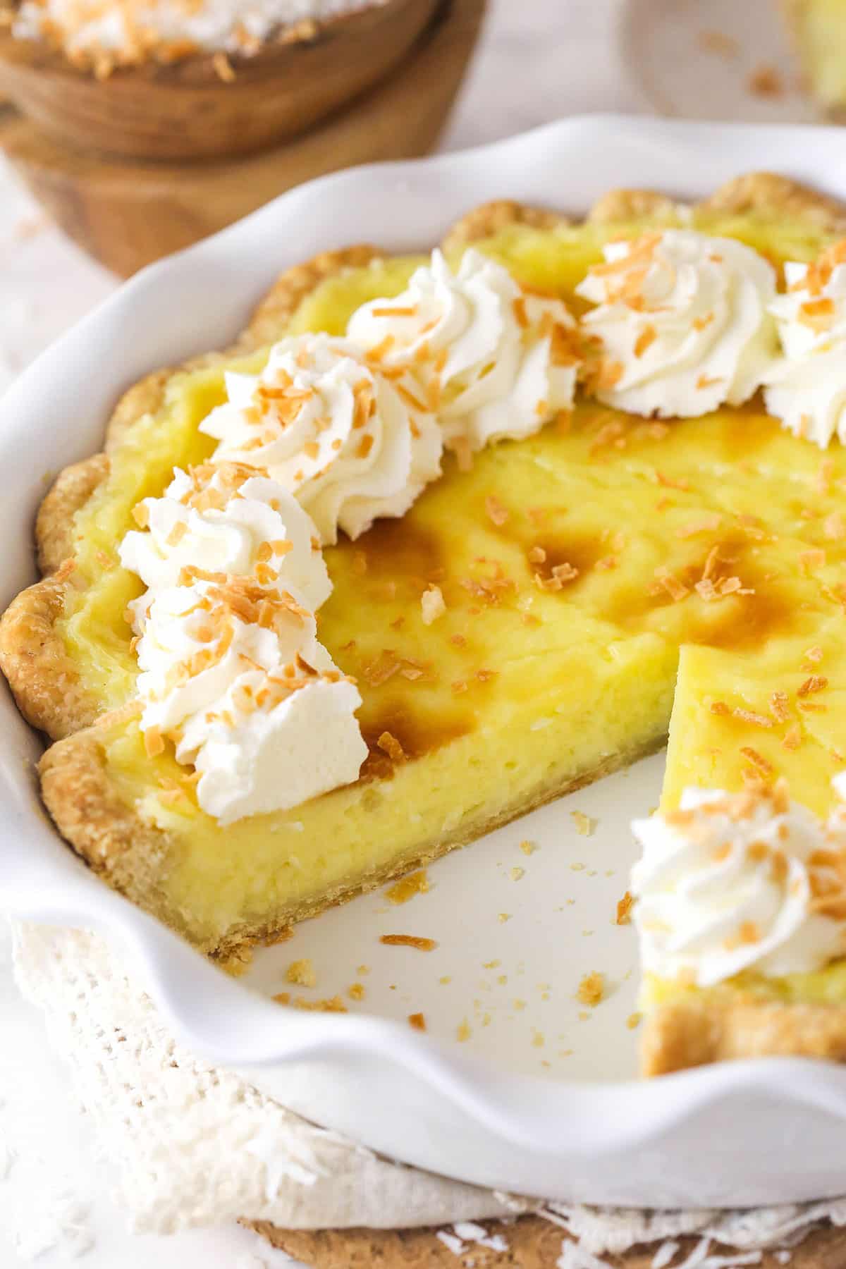 Best Coconut Custard Pie