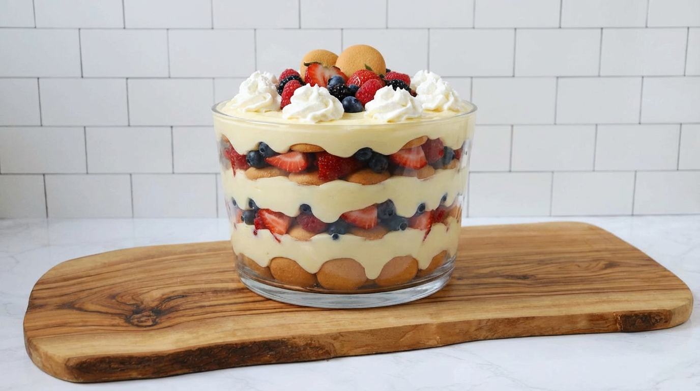 Easy Berry Trifle Recipe