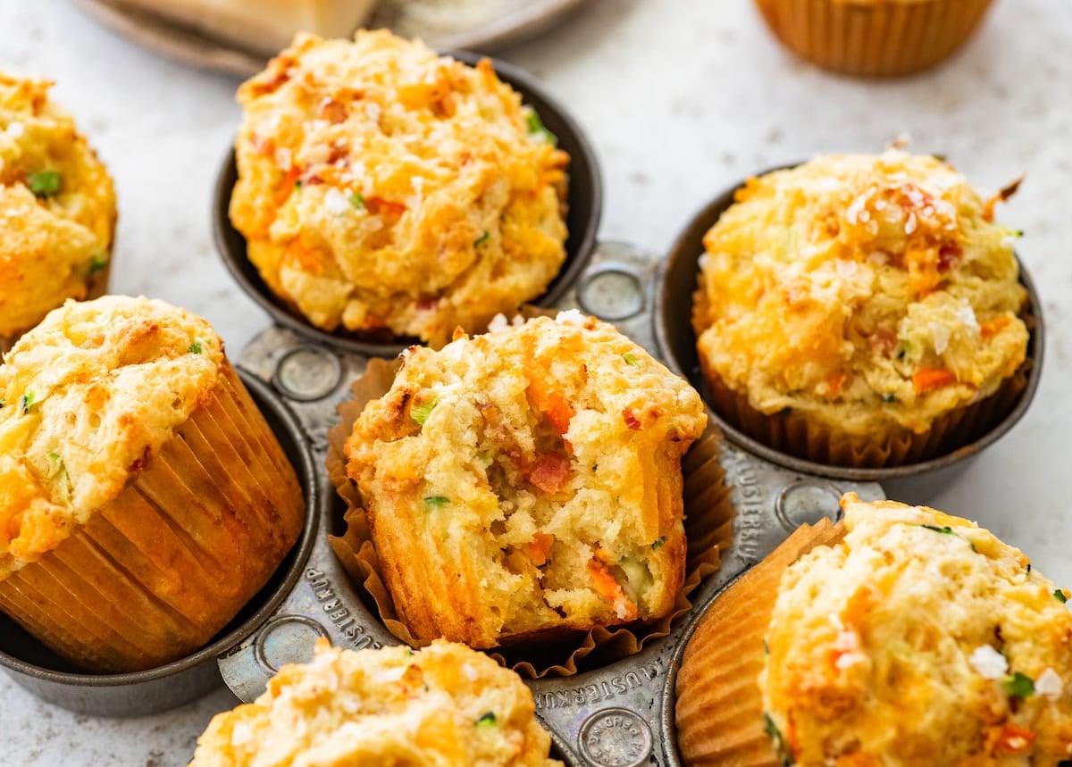 Try These Cheesy Savory MuffinsSimple & So Satisfying