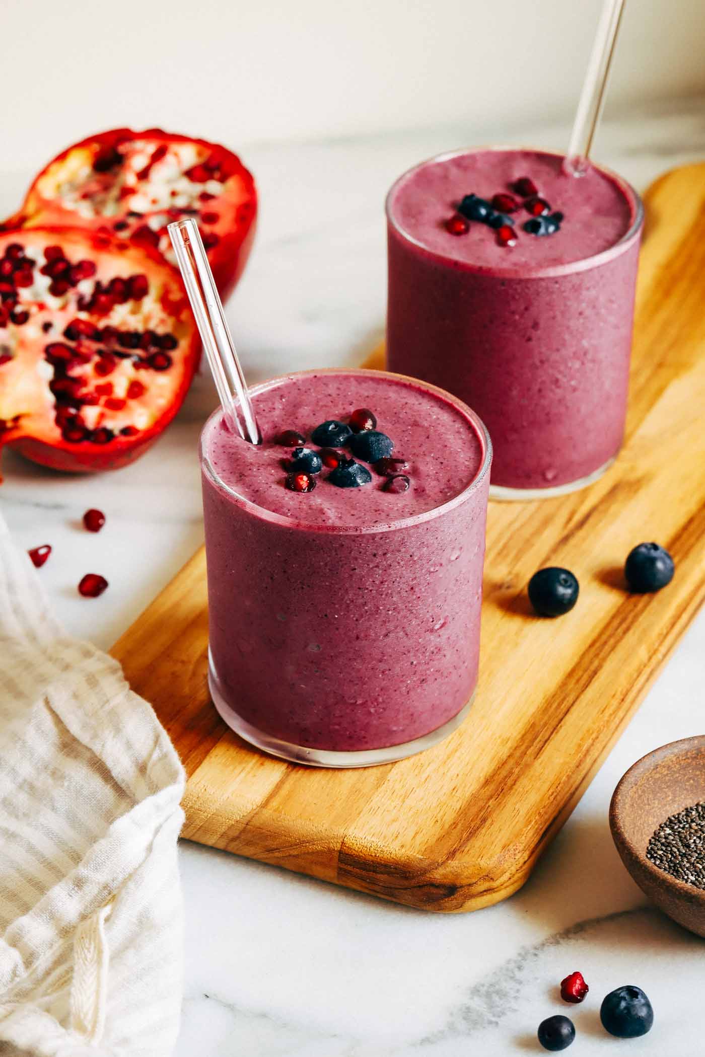 Super Berry Pomegranate Smoothie