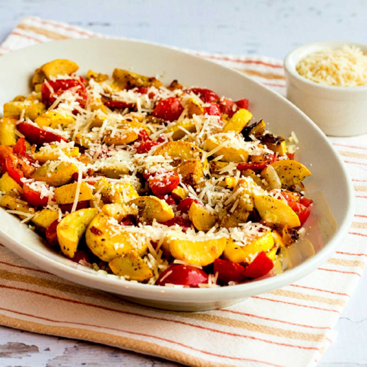 Yellow Squash Recipe (with Tomatoes and Parmesan)