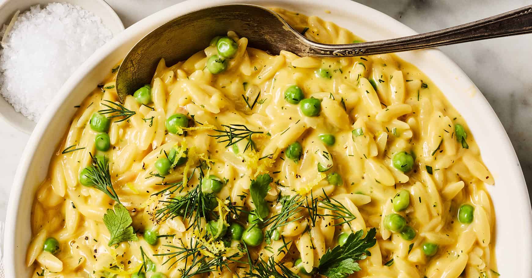 This lemon orzo is the one-pot, 20-minute dinner I make on spring weeknights