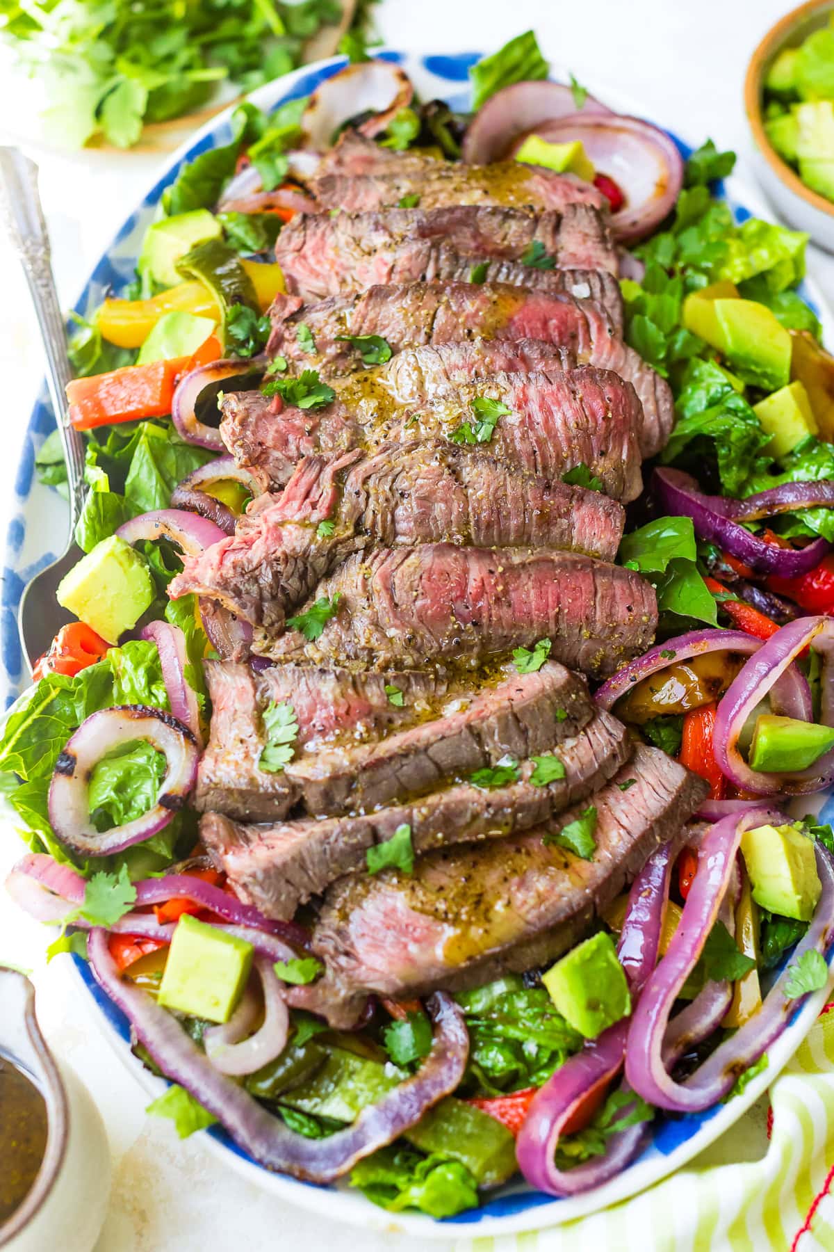 Grilled Steak Fajita Salad